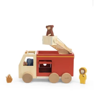 Camion de pompier en bois - Trixie