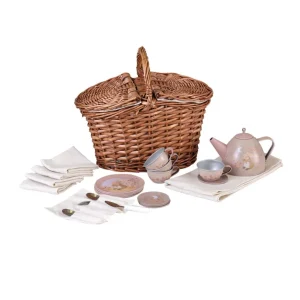 Set à thé dans un panier en osier - Souris - Egmont Toys