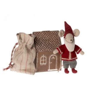 Souris grand frère - Père-Noël et sa maison - Maileg