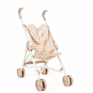 Poussette pour poupée - Carreaux - Mrs Ertha