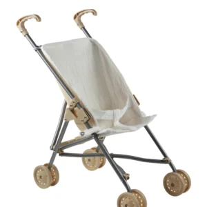 Poussette pour poupée - Gaze de coton écru - Atelier Wagram
