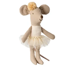 Souris petite soeur ballerine - Blanc cassé - Maileg