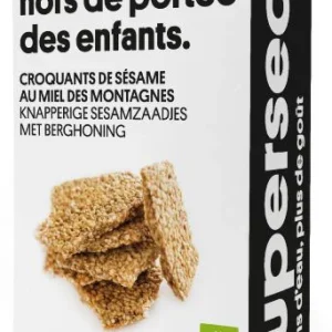 Supersec -- Croquant de sésames au miel des montagnes bio - 130 g