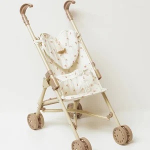 Poussette pour poupée - Fleurs - Mrs Ertha