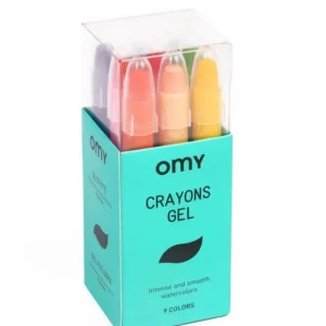 Crayons gel - 9 couleurs -  OMY