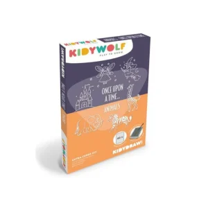 Recharge tablette à dessin Kidydraw Mini - Il était une fois / Les animaux - Kidywolf