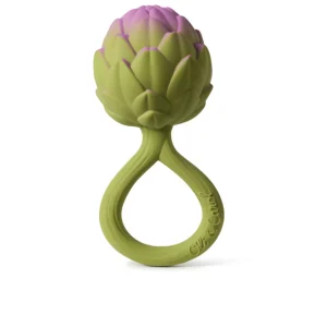 Hochet / anneau de dentition - Artichaut - Oli & Carol