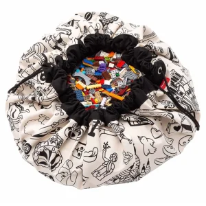 Tapis de jeu 2 en 1 - A colorier -  Play&Go x OMY