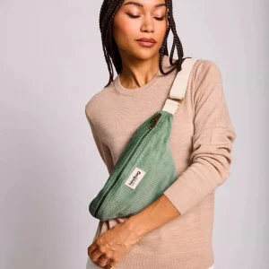 Sac banane Olivia Velours - Vert d'Eau -  Hindbag