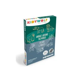 Recharge tablette à dessin Kidydraw Mini - Animaux / Océan et Pirates - Kidywolf