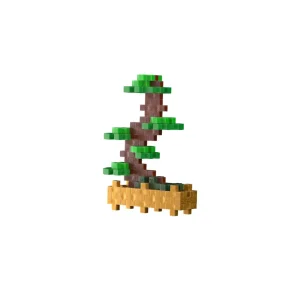 Jeu de construction Pop Plantes - Bonsaï Vert - Plus Plus