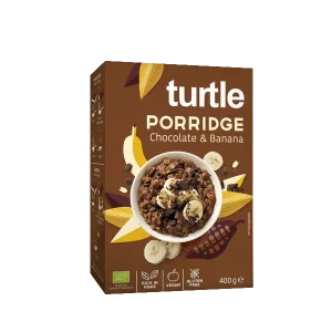 Turtle -- Porridge bio sans gluten chocolat banane - 400 g