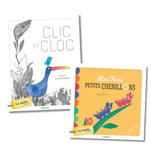 Clic et Cloc et Les trois petits chenillons (lot)