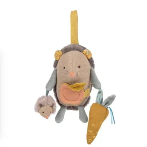 Peluche mobile d'activités hérisson - Les Trois Petits Lapins -  Moulin Roty