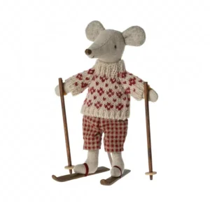 Souris maman - Ski - Maileg