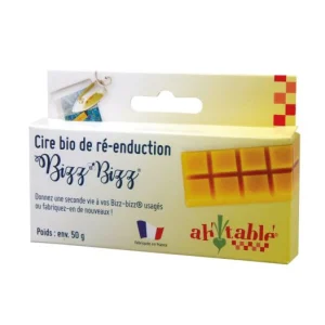 Ah Table! -- Cire bio de ré-enduction bizz bizz - 50 g (10 cubes)