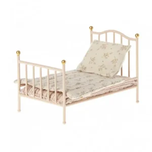 Lit vintage en métal - Rose - Maileg