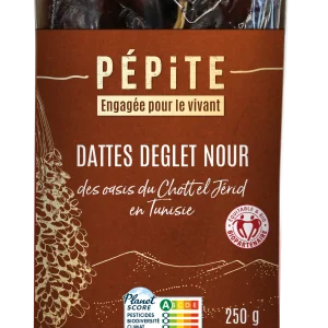 Pépite -- Dattes deglet nour bio et équitable (origine Hors UE) - 250 g