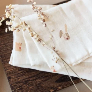 Lot de 2 langes 115 x 115 cm - Animal Friends - Jollein