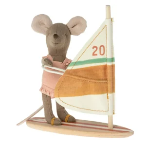 Souris petite soeur - Surfeur - Maileg