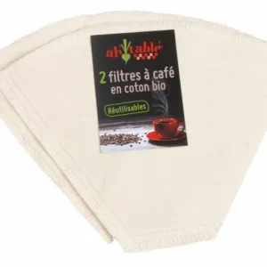 Ah Table! -- Filtres à café coton bio - Lot de 2