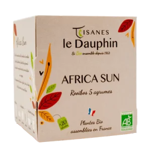 Tisanes Le Dauphin -- Rooïbos bio africa sun - 20 infusettes