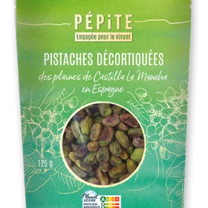 Pépite -- Pistaches décortiquées bio (origine Espagne) - 125 g