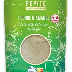 Pépite -- Poudre d'amande bio (origine Espagne) - 125 g