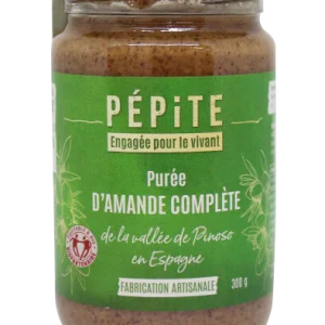 Pépite -- Purée d'amandes complètes bio (espagne) - 300 g