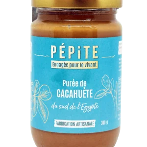 Pépite -- Purée de cacahuètes bio (origine Egypte) - 300 g
