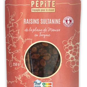 Pépite -- Raisins sultanine bio et équitable - 250 g