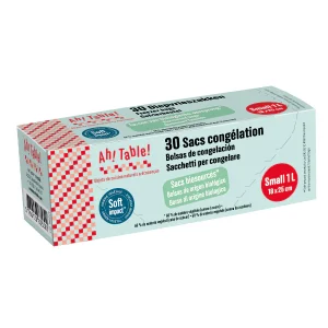 Ah Table! -- Sacs congélation (18x25cm) - Lot de 30