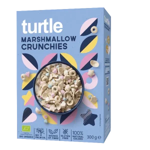 Turtle -- Céréales d’avoine et riz avec marshmallows bio - 300 g