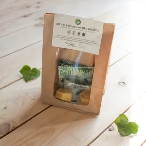 Angie Be Green -- Kit diy bee wrap (dans pochette kraft )