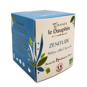 Tisanes Le Dauphin -- Infusion bio zénitude origine france - 20 infusettes