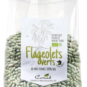 Corab Coopérative -- Flageolets verts bio (origine France) - 500 g