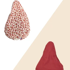 Suzon suzette -- couvre selle bordeaux/safari (extra large anti pluie)